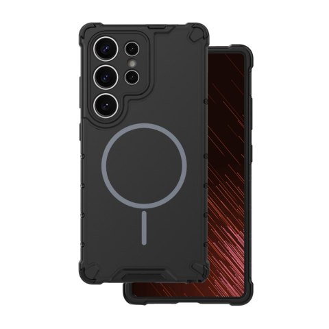 Nakładka Defender 2in1 Mag do Samsung Galaxy S25 Ultra czarna