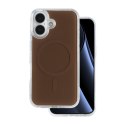 Nakładka Lowkey Mag do iPhone 16 6,1" brązowa