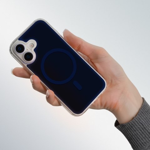 Nakładka Lowkey Mag do iPhone 15 Pro 6,1" ciemnoniebieska