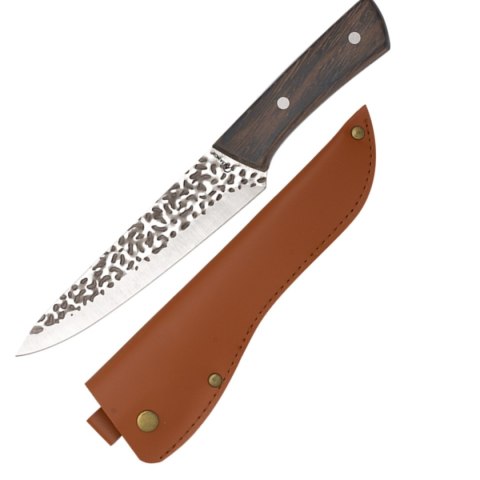 Nóż Martinez Albainox Hunting DP Wood, Hammered 3Cr13Mov (32807)