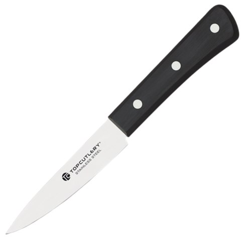 Nóż kuchenny do obierania Top Cutlery Peeler Black ABS, Satin 3Cr13Mov (17489)