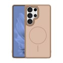 Nakładka Frame Thin Mag do Samsung Galaxy S25 Ultra brązowa