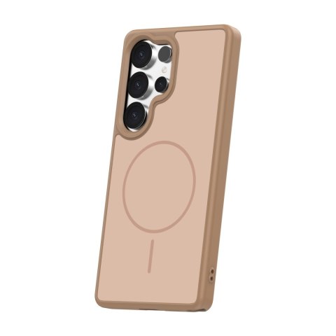 Nakładka Frame Thin Mag do Samsung Galaxy S25 Ultra brązowa