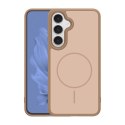 Nakładka Frame Thin Mag do Samsung Galaxy S25 brązowa