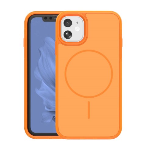 Nakładka Frame Thin Mag do iPhone 11 pomarańczowa