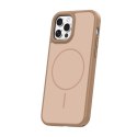 Nakładka Frame Thin Mag do iPhone 12 / 12 Pro 6,1" brązowa