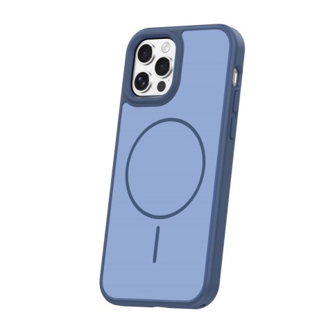 Nakładka Frame Thin Mag do iPhone 12 / 12 Pro 6,1" ciemnoniebieska