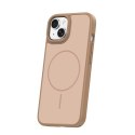 Nakładka Frame Thin Mag do iPhone 15 6,1" brązowa