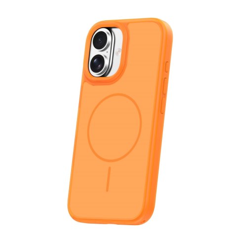 Nakładka Frame Thin Mag do iPhone 16 6,1" pomarańczowa