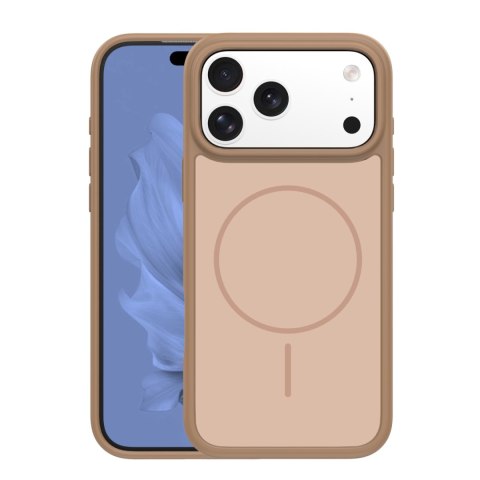 Nakładka Frame Thin Mag do iPhone 17 Pro Max 6,9" / 18 Pro Max 6,9" brązowa