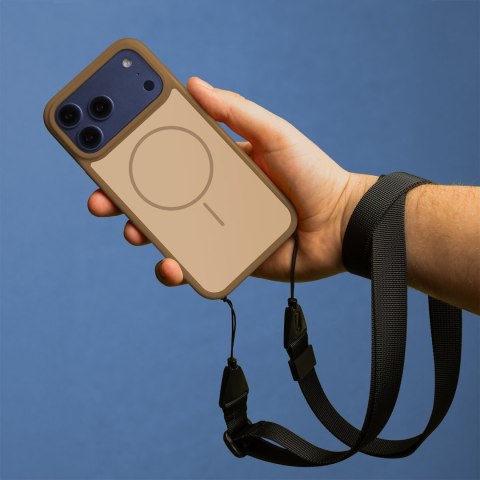 Nakładka Frame Thin Mag do iPhone 17 Pro Max 6,9" / 18 Pro Max 6,9" brązowa