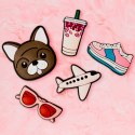 Sticker 3D Pink zestaw 5 szt