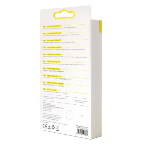 Kabel Baseus Cafule USB-A / Lightning 2A QC 3.0 3 m - czarno-szary