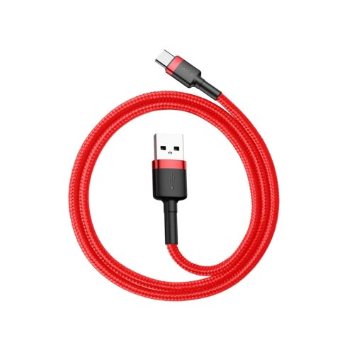 Kabel Baseus Cafule USB-A / USB-C QC 3.0 3A 0.5 m - czerwony