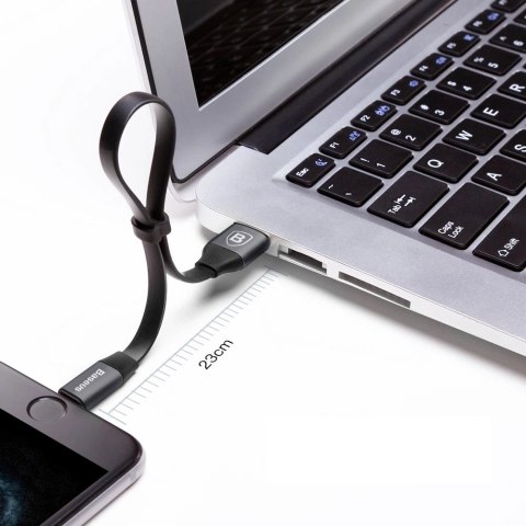 Kabel Baseus Nimble USB-A / Lightning 2A 0.23 m - czarny