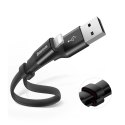 Kabel Baseus Nimble USB-A / Lightning 2A 0.23 m - czarny