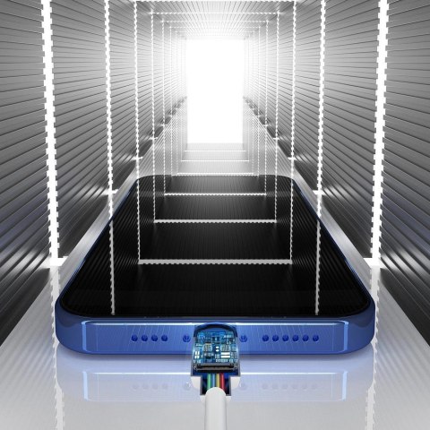 Baseus 2x kabel USB - Lightning szybkie ładowanie 1,5 m biały (TZCALZJ-02)