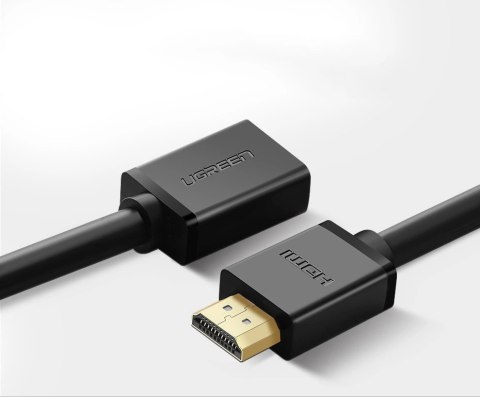 Kabel Ugreen HD107 10140 HDMI (męski) - HDMI (żeński) 4K 0.5 m - czarny