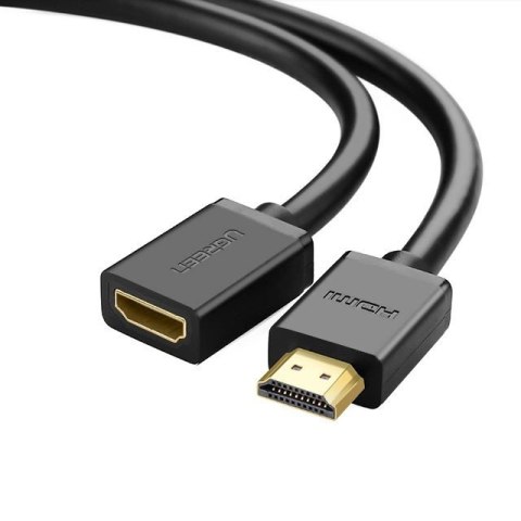Kabel Ugreen HD107 10140 HDMI (męski) - HDMI (żeński) 4K 0.5 m - czarny