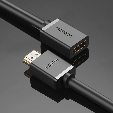 Kabel Ugreen HD107 10140 HDMI (męski) - HDMI (żeński) 4K 0.5 m - czarny