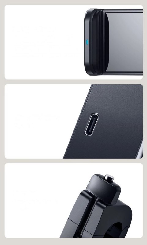 Ładowarka bezprzewodowa Baseus WXHZ-01 Qi 15 W uchwyt samochodowy na zagłówek - czarna