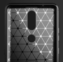 Carbon Case elastyczne etui pokrowiec Nokia 2.4 czarny