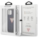 Etui Guess Jeans Collection na iPhone 12 mini - granatowe