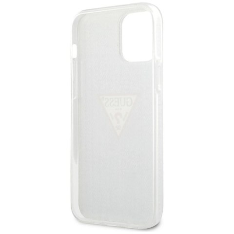 Etui Guess Jeans Collection na iPhone 12 mini - niebieskie