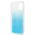 Etui Mercedes Transparent Line na iPhone 12 Pro Max - niebieskie