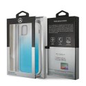 Etui Mercedes Transparent Line na iPhone 12 Pro Max - niebieskie