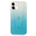 Etui Mercedes Transparent Line na iPhone 12 mini - niebieskie
