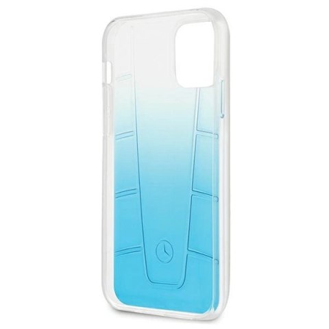 Etui Mercedes Transparent Line na iPhone 12 mini - niebieskie