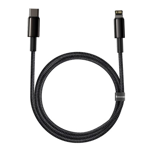 Kabel Baseus CATLWJ-01 Lightning - USB-C PD 20W 480Mb/s 1m - czarny