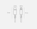 Kabel Baseus CATLWJ-A01 Lightning - USB-C PD 20W 480Mb/s 2m - czarny