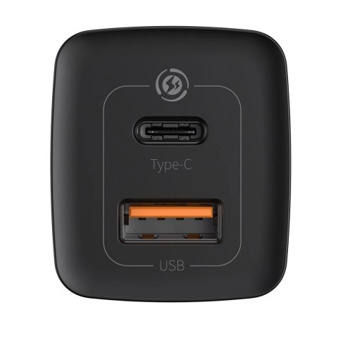 Baseus GaN2 Lite szybka ładowarka sieciowa 65W USB / USB Typ C Quick Charge 3.0 Power Delivery (azotek galu) czarny (CCGAN2L-B01