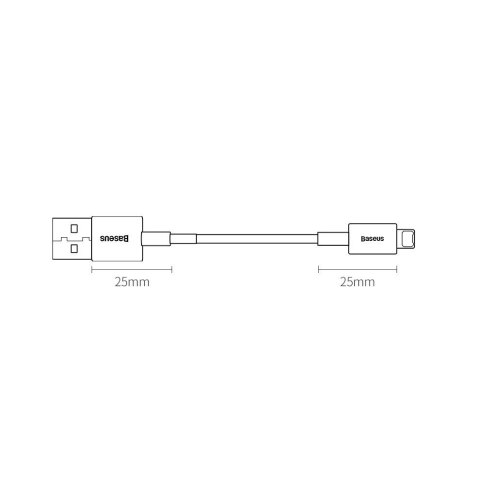 Baseus Superior kabel USB - Lightning 2,4A 2 m Biały (CALYS-C02)
