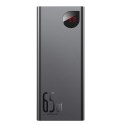 Baseus Adaman powerbank 2x USB / 1x USB Typ C / 1x micro USB 20000mAh 65W Quick Charge 3.0 Power Delivery czarny (PPIMDA-D01)