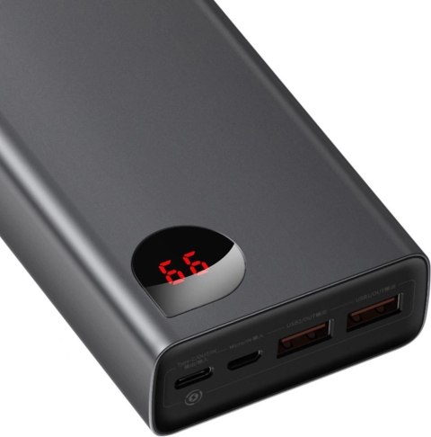 Baseus Adaman powerbank 2x USB / 1x USB Typ C / 1x micro USB 20000mAh 65W Quick Charge 3.0 Power Delivery czarny (PPIMDA-D01)