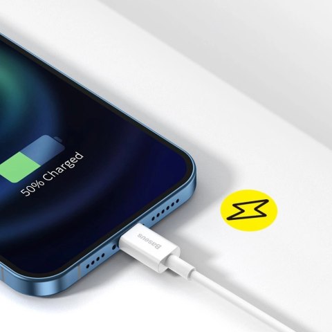 Baseus Superior kabel USB - Lightning 2,4A 1 m Niebieski (CALYS-A03)