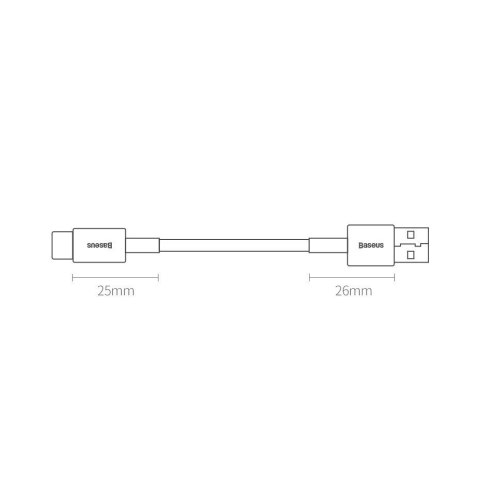 Baseus Superior kabel USB - USB Typ C 66 W (11 V / 6 A) Huawei SuperCharge SCP 1 m czarny (CATYS-01)