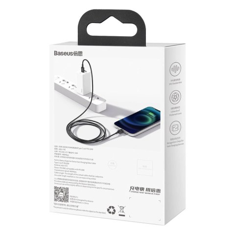 Kabel Baseus Superior Series USB-C / Lightning PD 20W 1 m - czarny