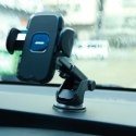 Joyroom samochodowy uchwyt na telefon z teleskopowym wysuwanym ramieniem na deskę rozdzielczą i szybę czarny (JR-ZS259)