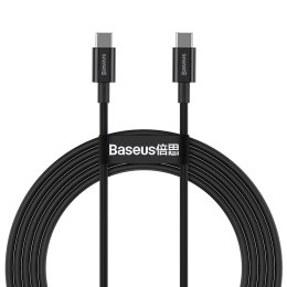 Kabel Baseus CATYS-C01 USB-C - USB-C PD QC FCP 100W 5A 480Mb/s 2m - czarny