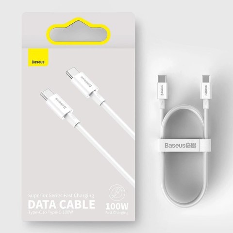 Kabel Baseus CATYS-C01 USB-C - USB-C PD QC FCP 100W 5A 480Mb/s 2m - czarny