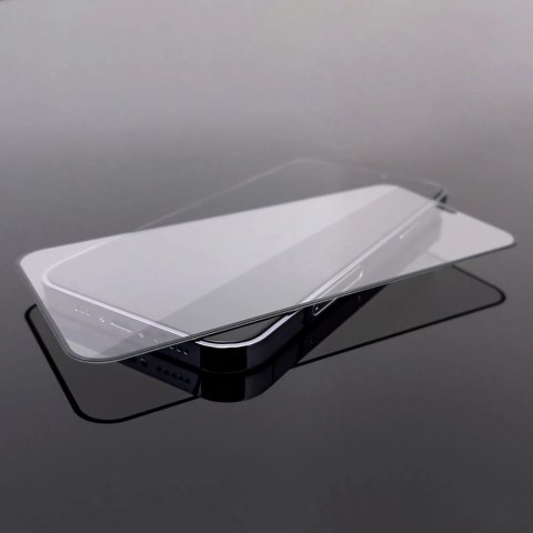 Wozinsky Full Cover Flexi Nano folia szklana szkło hartowane z ramką Samsung Galaxy A22 4G czarny