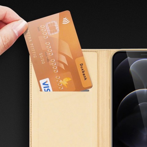 Dux Ducis Skin Pro kabura etui pokrowiec z klapką iPhone 13 Pro niebieski