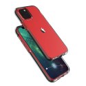 Spring Case pokrowiec żelowe etui z kolorową ramką do iPhone 13 Pro czarny