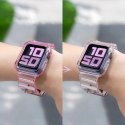 Silikonowa opaska pasek bransoleta bransoletka etui Strap Light Setdo zegarka Apple Watch 44 mm- żółta