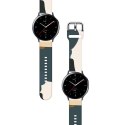 Pasek Strap Moro do Samsung Galaxy Watch 40 / 41 / 42 / 43 / 44 mm silikonowa bransoletka opaska do zegarka - wzór 13