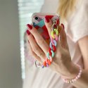 Color Chain Case żelowe elastyczne etui z łańcuchem łańcuszkiem zawieszką do Samsung Galaxy A72 4G wielokolorowy (2)